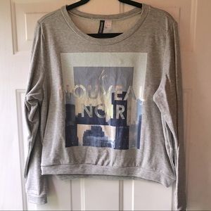 H&M Divided graphic crewneck sweatshirt - size L